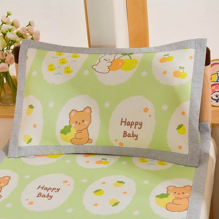 91家纺网 家纺一手货源 找家纺 宝贝优选 2025新款宝贝优选新款-7A抗菌冰藤软席 嘟嘟熊