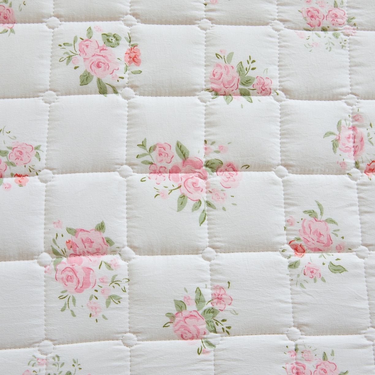 91家纺网 家纺一手货源 找家纺 魅图家纺 2025新款A类云朵棉抗菌棉花床护垫 浪漫花园