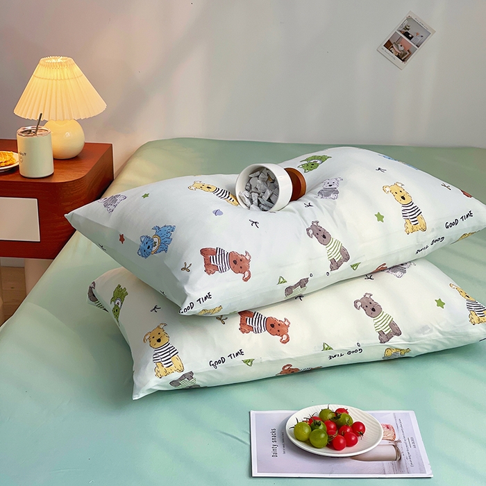 91家纺网 家纺一手货源 找家纺 简爱 2025新款A类针织棉大豆纤维夏被 嘟嘟狗