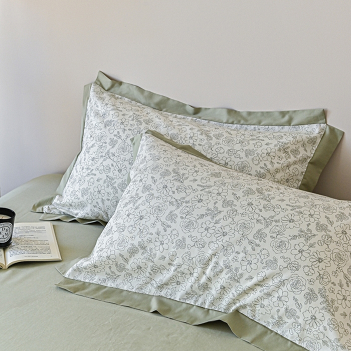 91家纺网 家纺一手货源 找家纺 佳居缘 2025新款天丝棉大豆印花夏被四件套 墨花