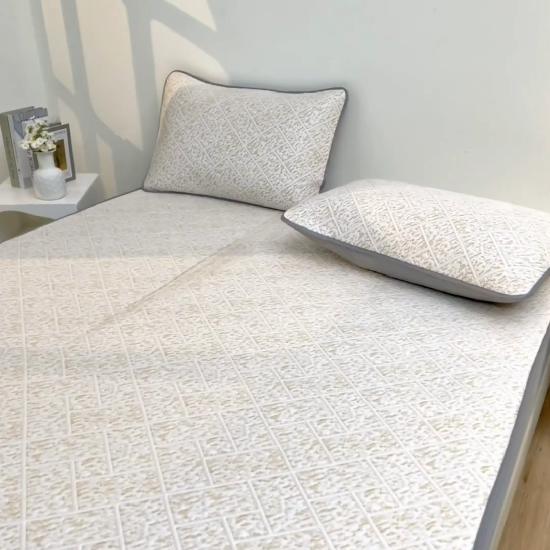 91家纺网 家纺一手货源 找家纺 （总）鑫姿席业 2025新款A类凉感冰豆豆席