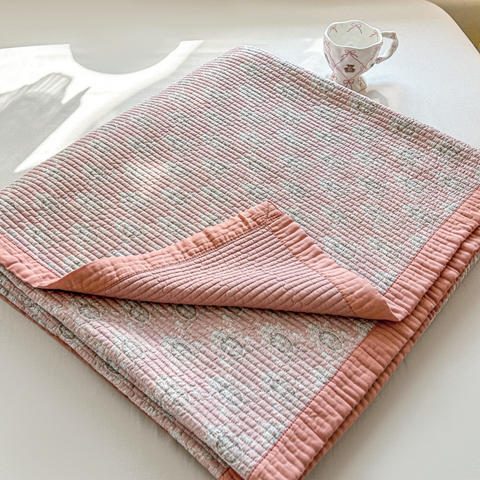 91家纺网 家纺一手货源 找家纺 （总）亿可芯 2025新款天丝莫代尔印花床盖