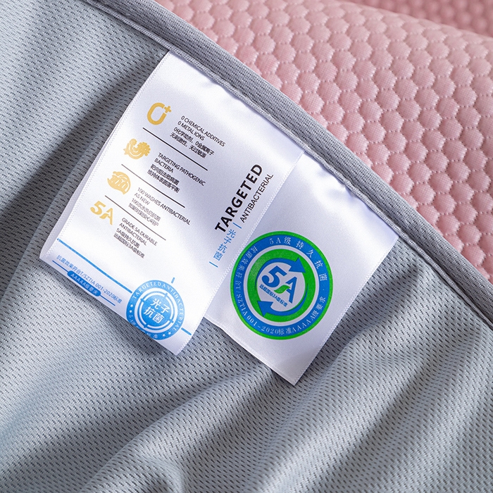 91家纺网 家纺一手货源 找家纺 2025新款山茶花系列冰豆豆凉席 山茶花床笠款-粉