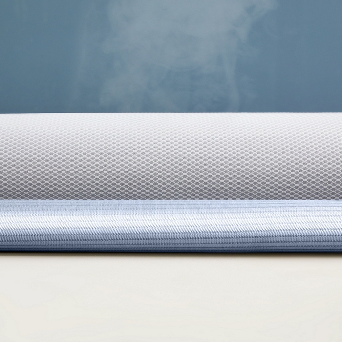 91家纺网 家纺一手货源 找家纺 迪乐妮 2025新款母婴级抗菌床笠款冰丝席 蓝 床单款