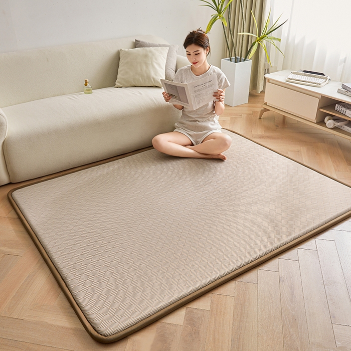 91家纺网 家纺一手货源 找家纺 （总）迪乐妮 2025新款抑菌冰丝地垫床垫爬爬垫-大床图