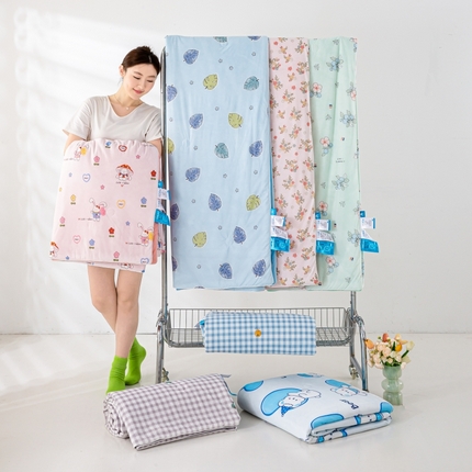 缦纱 2025新款凉感丝超柔印花夏凉被 组合图仅供参考