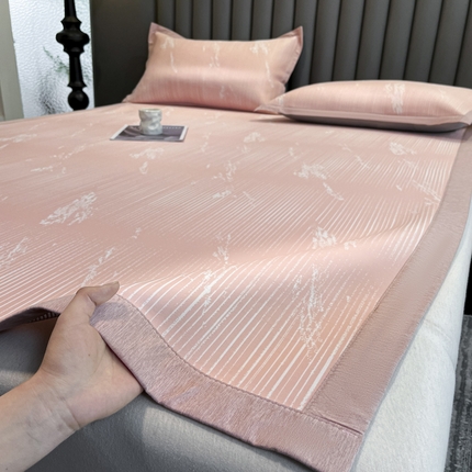 席佬大 2025新款PE高分子科技凉感凉豆豆可机洗软席 蜜桃粉