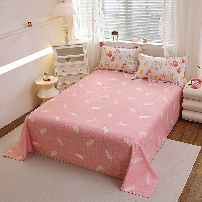 91家纺网 家纺一手货源 找家纺 （总）牧笛缘家纺 2025新款全棉12868单床单