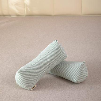 九州枕芯 2025新款三角颈椎骨头枕枕头枕芯 绿色 15x40cm/只