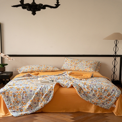 91家纺网 家纺一手货源 找家纺 （总）华超针织 2025新款全棉针织印花夏被