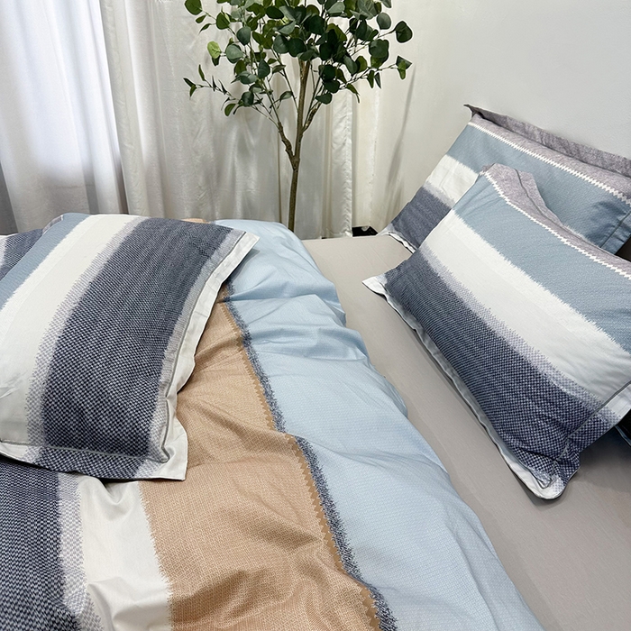 91家纺网 家纺一手货源 找家纺 橙艺 2025新款春夏铂金全棉四件套第二波 云舒