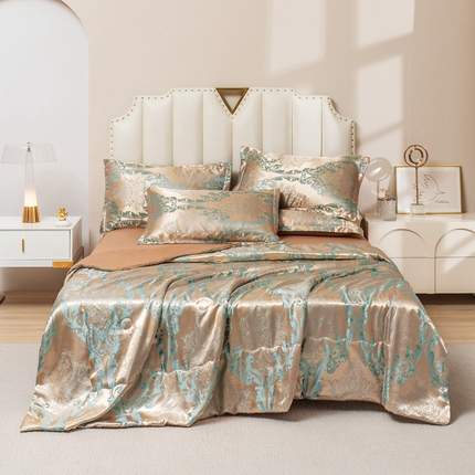 91家纺网 家纺一手货源 找家纺 （总）莱欧纳家纺 2025新款提花夏被系列