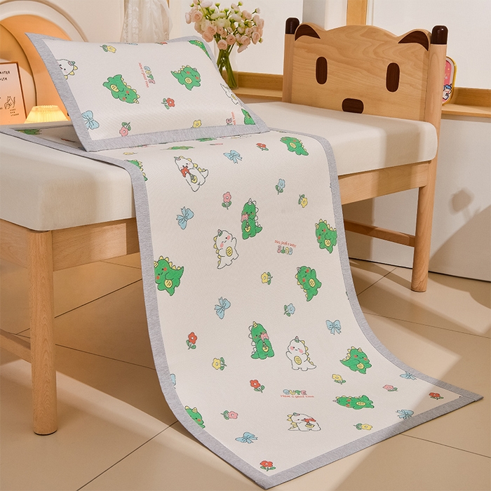 91家纺网 家纺一手货源 找家纺 宝贝优选 2025新款宝贝优选新款-7A抗菌冰藤软席 恐龙宝宝