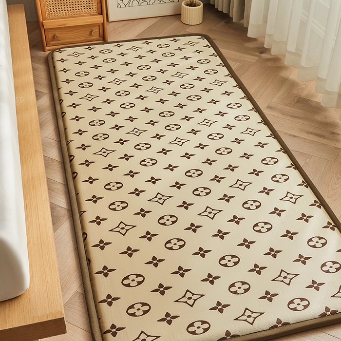 91家纺网 家纺一手货源 找家纺 迪乐妮 2025新款抑菌冰丝地垫床垫爬爬垫-小床图 抑菌冰丝垫潮流风