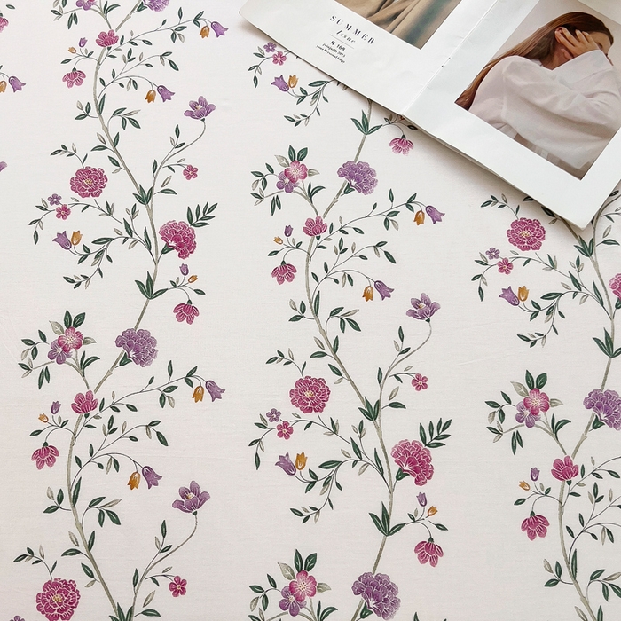 91家纺网 家纺一手货源 找家纺 锦罗绣 2025新款全棉13376印花套件单品单被套 月婉花庭