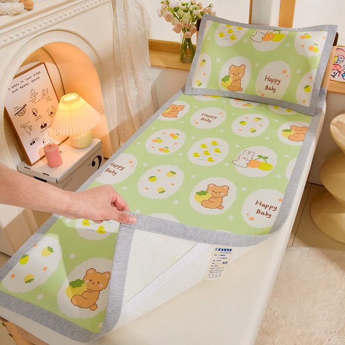 91家纺网 家纺一手货源 找家纺 宝贝优选 2025新款宝贝优选新款-7A抗菌冰藤软席 嘟嘟熊