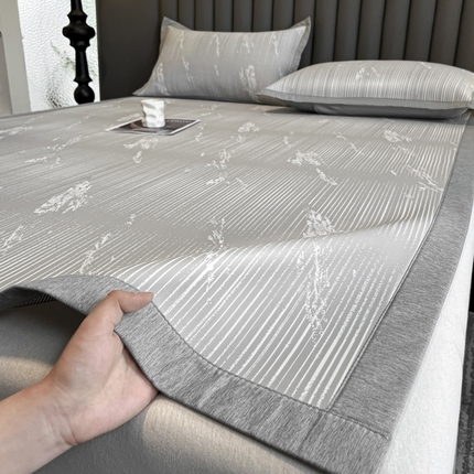 席佬大 2025新款PE高分子科技凉感凉豆豆可机洗软席 月光银