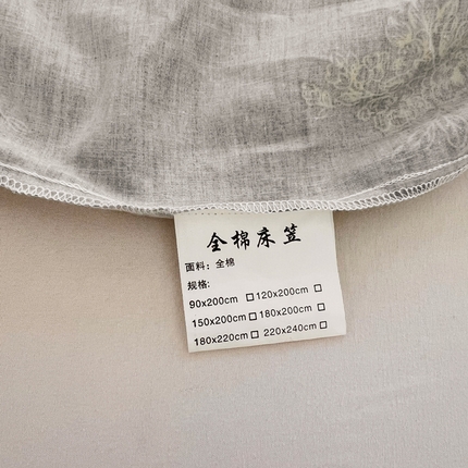 锦罗绣 2025新款全棉13376印花套件单品单床笠 法尔曼