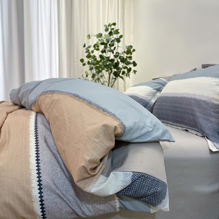 91家纺网 家纺一手货源 找家纺 橙艺 2025新款春夏铂金全棉四件套第二波 云舒