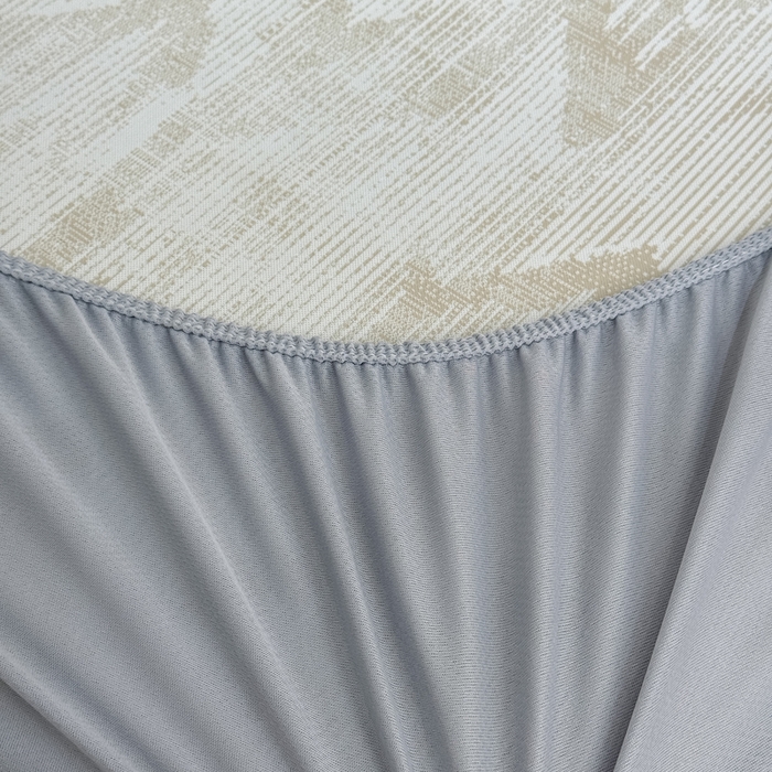 91家纺网 家纺一手货源 找家纺 小萌虎 小萌虎 2025新款PE高分子乙纶提花凉感凉席床席款床笠款 山溪-咖（床笠款）