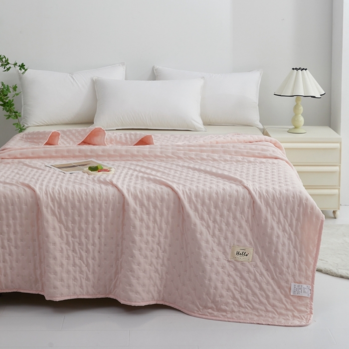 91家纺网 家纺一手货源 找家纺 （总）81号家纺 2025新款亲肤超声波压花夏被纯色夏凉被空调被