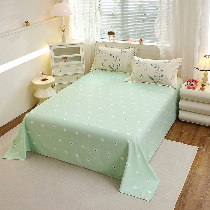 91家纺网 家纺一手货源 找家纺 （总）牧笛缘家纺 2025新款全棉12868单床单