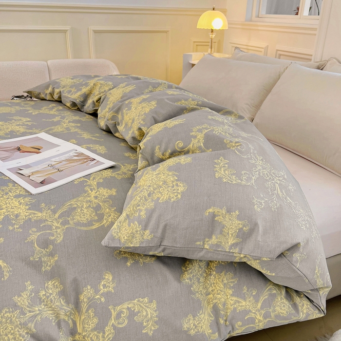 91家纺网 家纺一手货源 找家纺 锦罗绣 2025新款全棉13376印花套件单品单被套 法尔曼