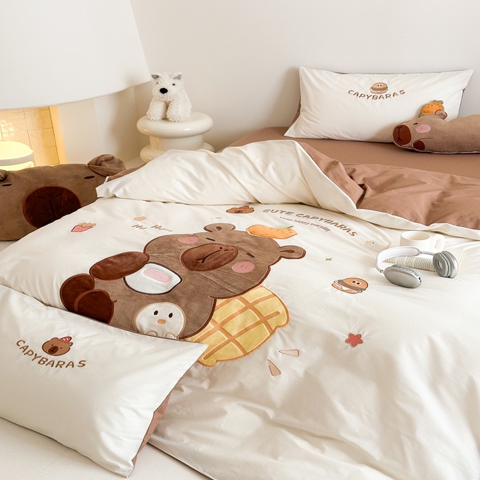 91家纺网 家纺一手货源 找家纺 （总）朗莎家纺 2025新款40支全棉水洗五件套