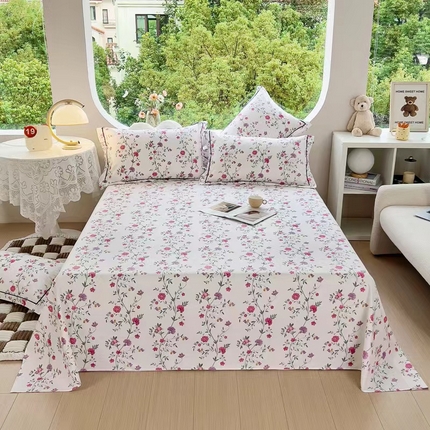 91家纺网 家纺一手货源 找家纺 （总）锦罗绣 2025新款全棉13376印花套件单品单床单