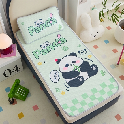 91家纺网 家纺一手货源 找家纺 （总）欣品希家纺 2025新款A类冰豆豆数码印花儿童凉席