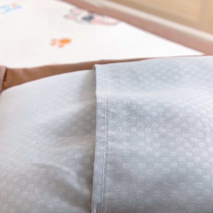 91家纺网 家纺一手货源 找家纺 宝贝优选 2025新款宝贝优选儿童7A抗菌高密绣花冰丝席 大眼萌宠