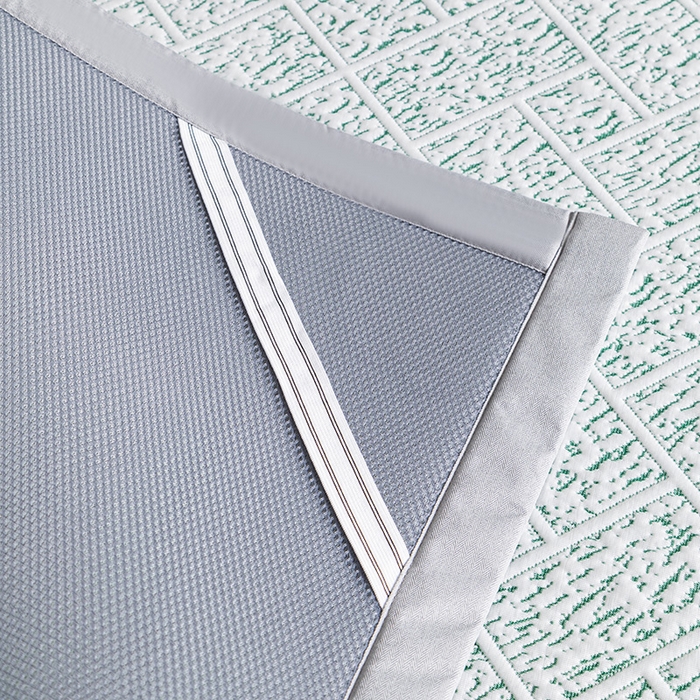 91家纺网 家纺一手货源 找家纺 鑫姿席业 2025新款A类凉感冰豆豆席 雅致床席款-冰豆绿