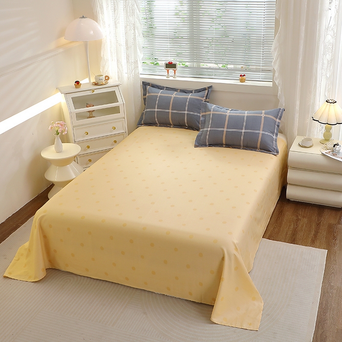 91家纺网 家纺一手货源 找家纺 （总）牧笛缘家纺 2025新款全棉12868单床单