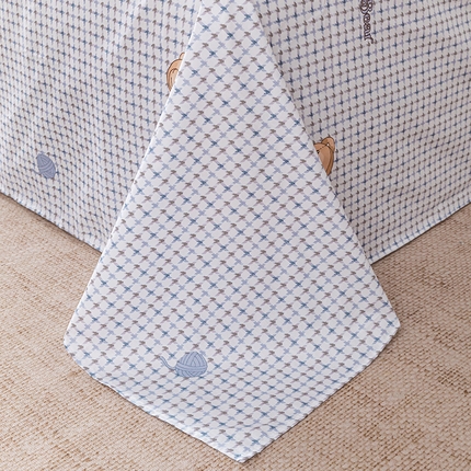 锦罗绣 2025新款全棉13376印花套件单品单床单 小熊