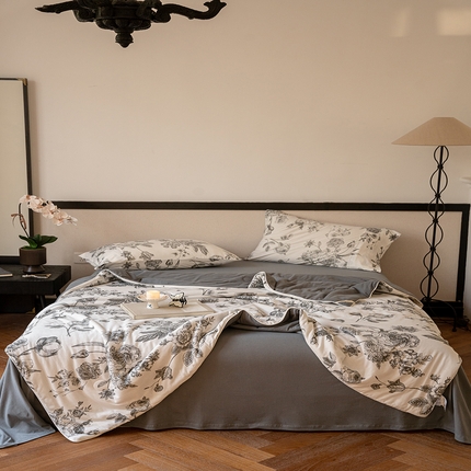 91家纺网 家纺一手货源 找家纺 （总）华超针织 2025新款全棉针织印花夏被