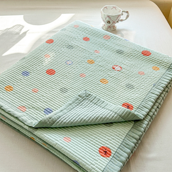 91家纺网 家纺一手货源 找家纺 （总）亿可芯 2025新款天丝莫代尔印花床盖