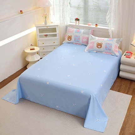 91家纺网 家纺一手货源 找家纺 （总）牧笛缘家纺 2025新款全棉12868单床单