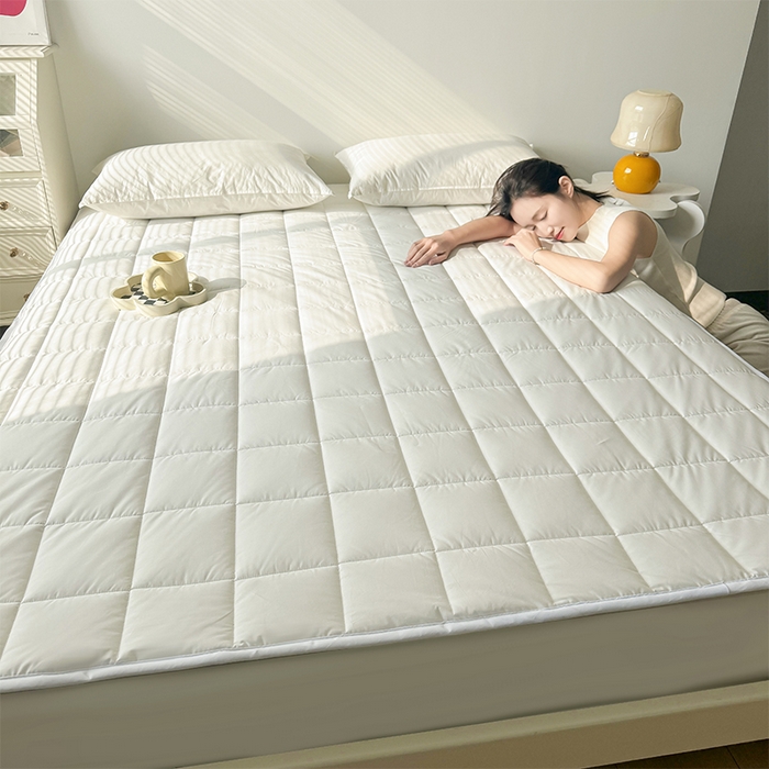 91家纺网 家纺一手货源 找家纺 （总）丽诺床垫 2025新款全棉防螨两用床褥全系列