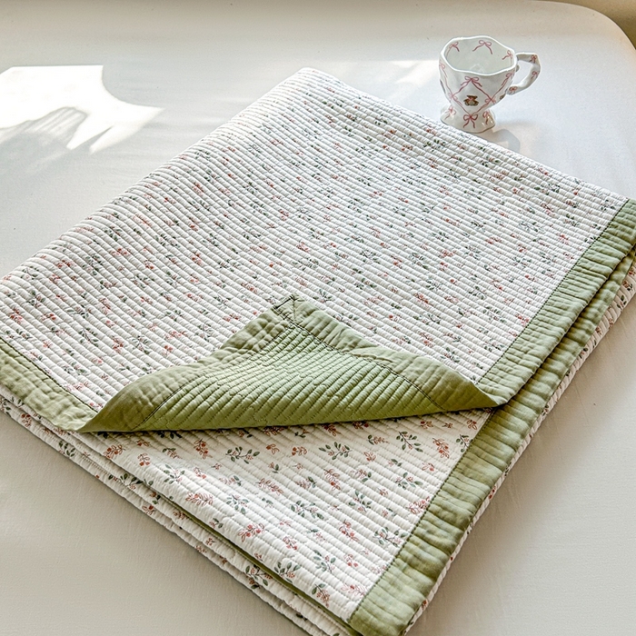 91家纺网 家纺一手货源 找家纺 （总）亿可芯 2025新款天丝莫代尔印花床盖