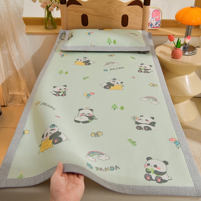 91家纺网 家纺一手货源 找家纺 宝贝优选 2025新款宝贝优选新款-7A抗菌冰藤软席 HI熊猫