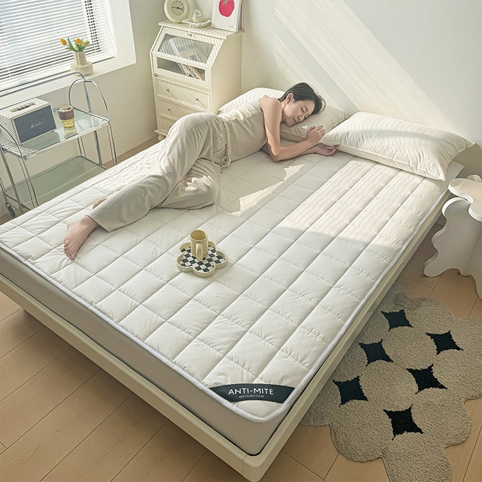 91家纺网 家纺一手货源 找家纺 （总）丽诺床垫 2025新款全棉防螨两用床褥全系列