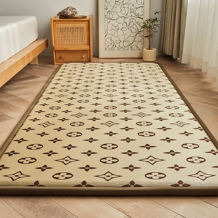 91家纺网 家纺一手货源 找家纺 迪乐妮 2025新款抑菌冰丝地垫床垫爬爬垫-小床图 抑菌冰丝垫潮流风