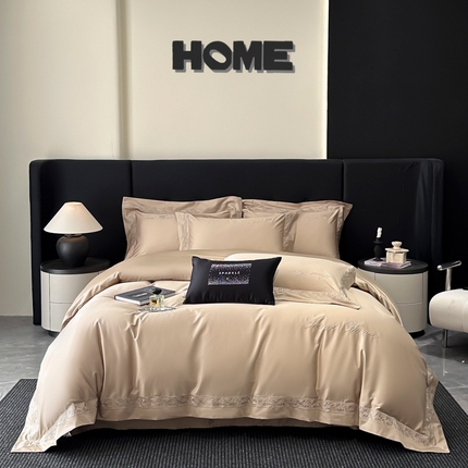 91家纺网 家纺一手货源 找家纺 （总）安妮家居 2025新款全棉A类麦穗系列四件套