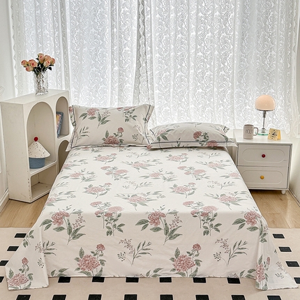 91家纺网 家纺一手货源 找家纺 （总）锦罗绣 2025新款全棉13376印花套件单品单床单