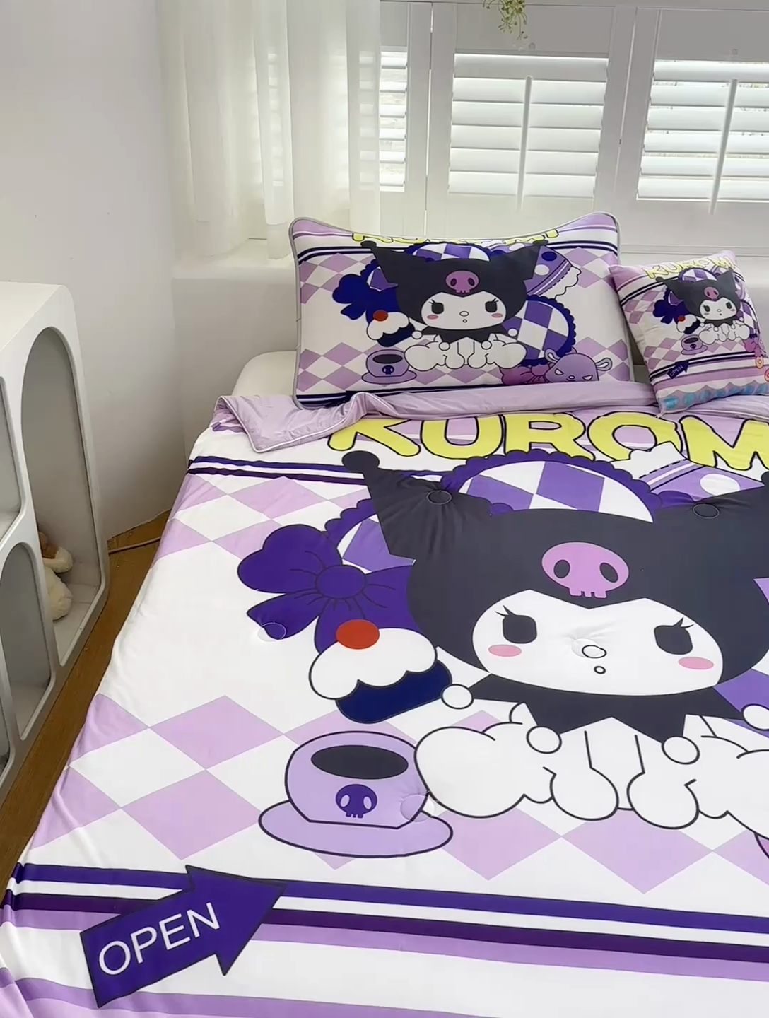 91家纺网 家纺一手货源 找家纺 ds生活馆 2025新款A类大版卡通凉感丝夏被 魔法库洛米