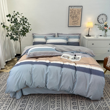 91家纺网 家纺一手货源 找家纺 （总）橙艺 2025新款春夏铂金全棉四件套第二波