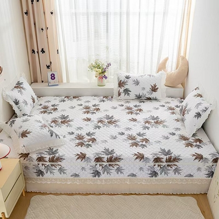 91家纺网 家纺一手货源 找家纺 （总）冬然 2025新款全棉防滑榻榻米垫子炕垫纯棉床盖夹棉床单纯棉床单