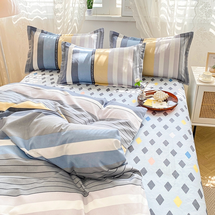 91家纺网 家纺一手货源 找家纺 2025新款亲肤磨毛四件套 秋的回忆