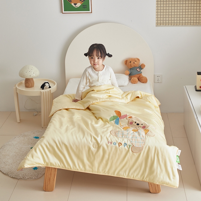 91家纺网 家纺一手货源 找家纺 （总）荷马之梦 2025新款系列—A类棉贴布绣大豆儿童夏被