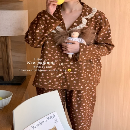 91家纺网 家纺一手货源 找家纺 （总）妍景家居生活馆 2025新款韩系碎花套装